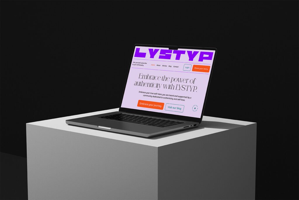 LYSTYP — Website Desktop