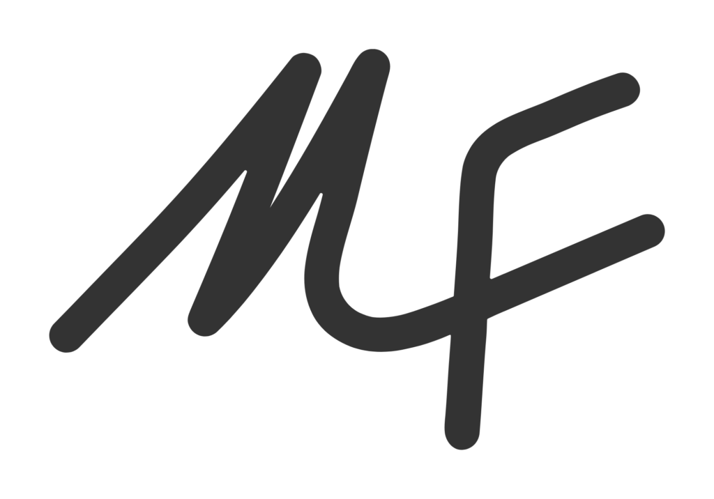MAISON FILIA — MF monogram, dark